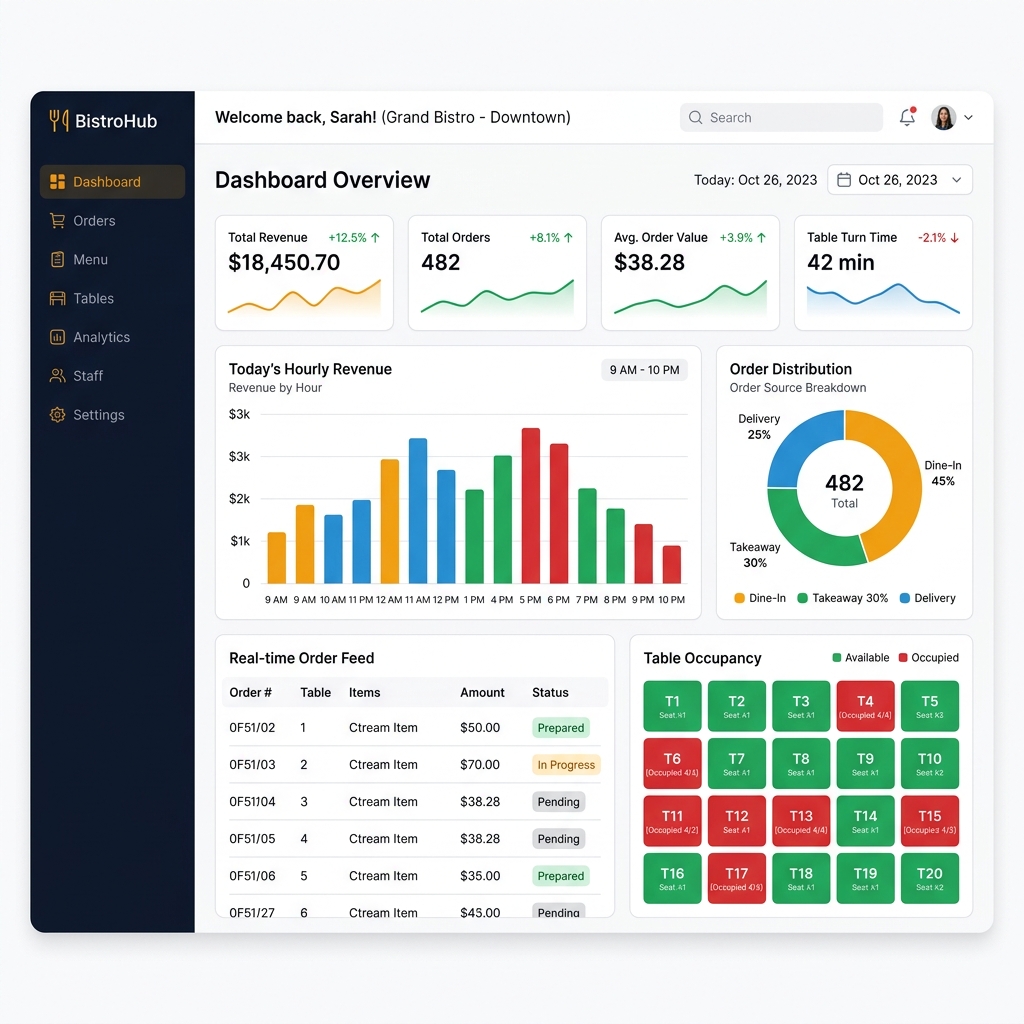 MasterRMS Executive Dashboard Preview